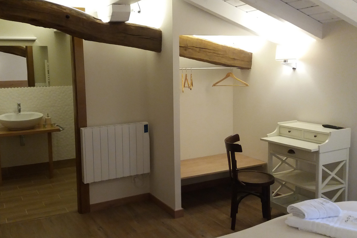 Acondicionamiento de habitaciones en Hotel rural en Jundiz